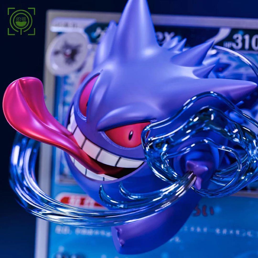 ポケモンカード風 立体フィギュア セット（ゲンガー・ゴース・ゴースト）