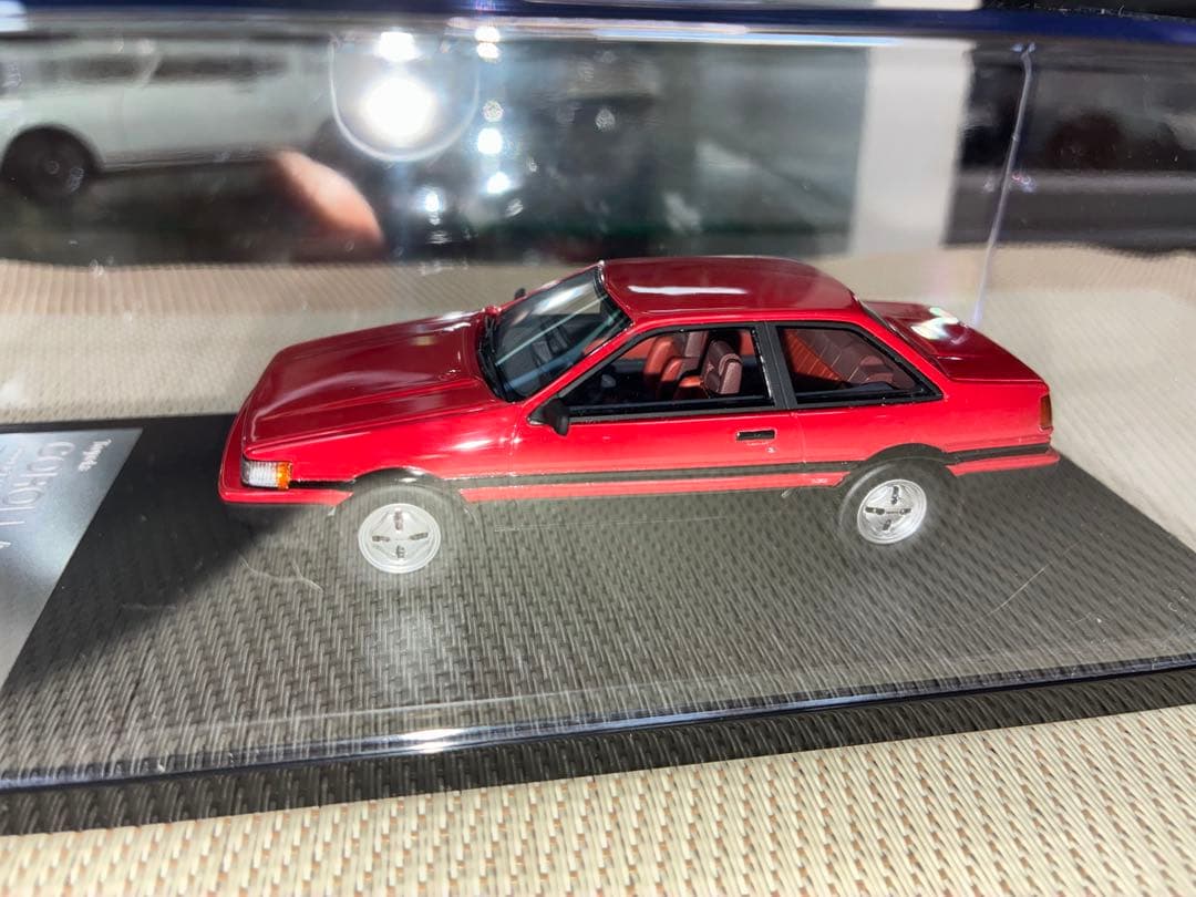 ハイストーリー 1/43 カローラレビン2D GT APEX(レッド)