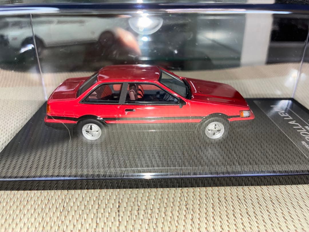 ハイストーリー 1/43 カローラレビン2D GT APEX(レッド)