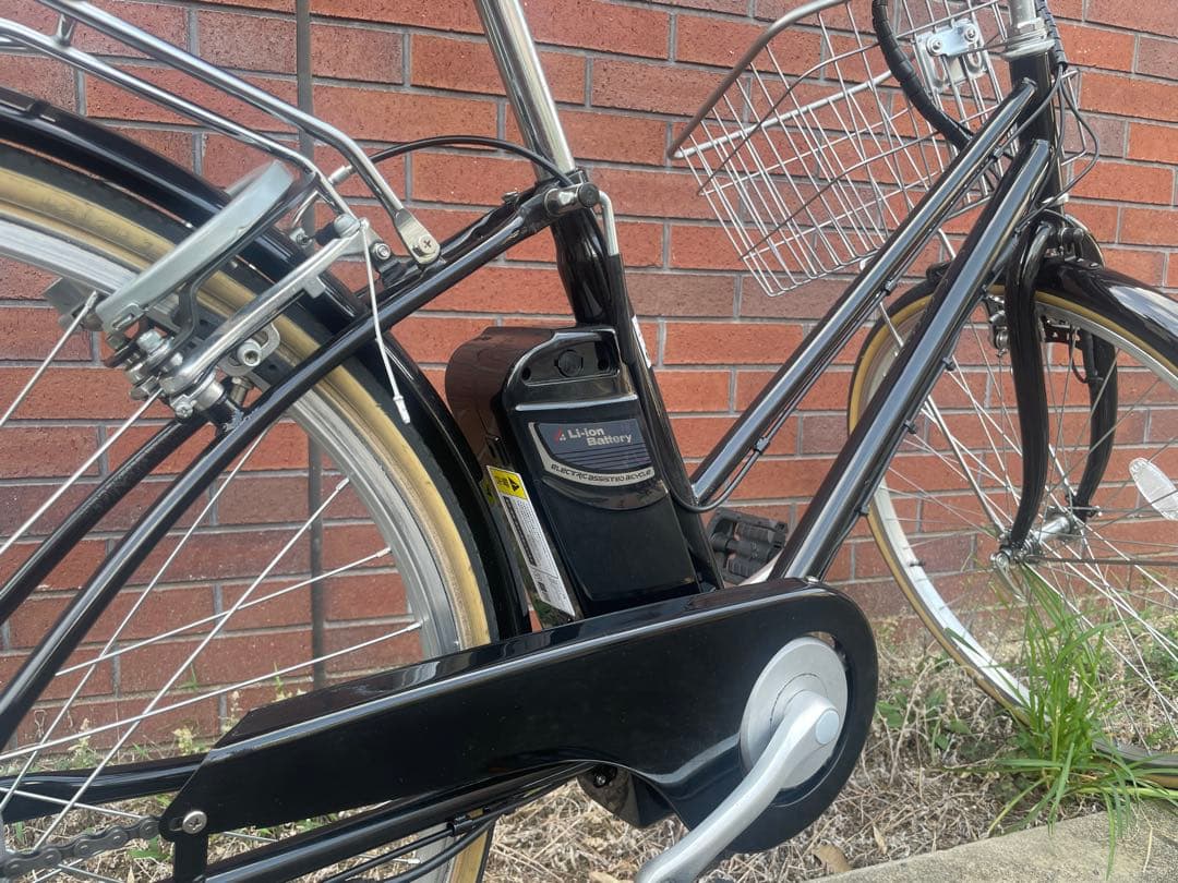 電動アシスト自転車 シティタイプ 黒 クロスバイク　26インチ　訳あり　美品