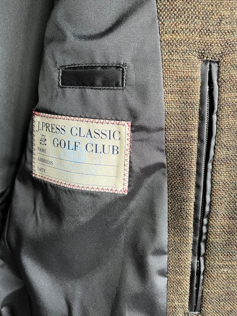 J.PRESSゴルフ用ジャケット CLASSIC GOLF CLUB 秋冬春用