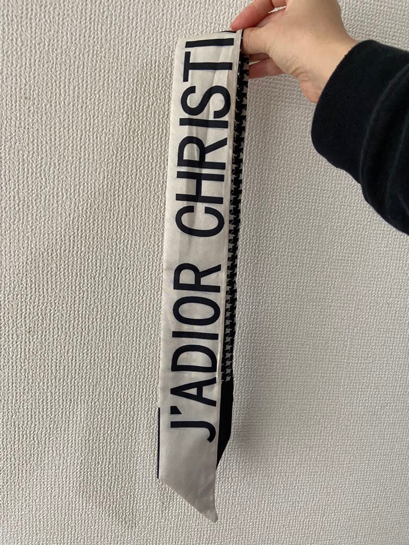 Diorノベルティ　IN DIOR J'ADIOR シルク風スカーフ