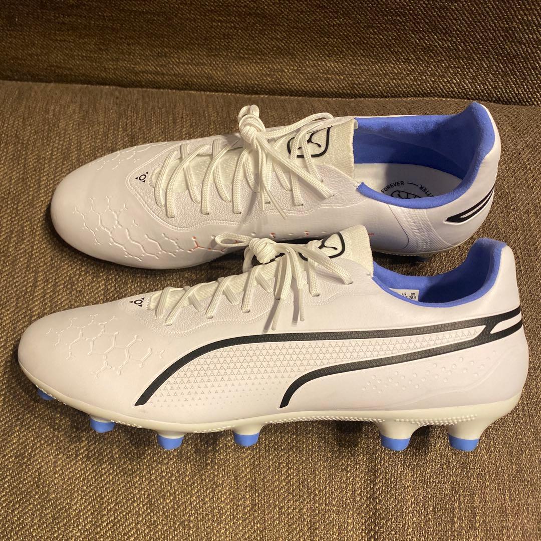 Puma KING ホワイトブルー 28.5 新品未使用