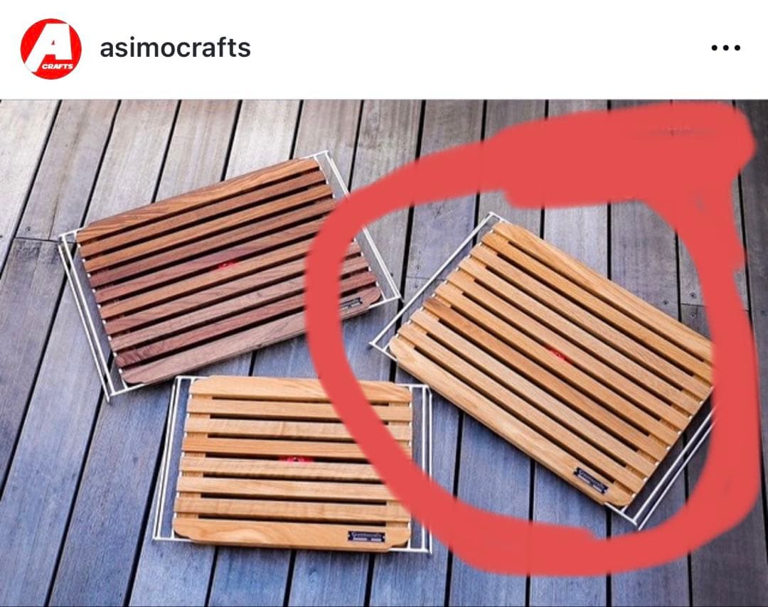 asimocrafts アシモクラフツ　パレット テーブル A3850_o