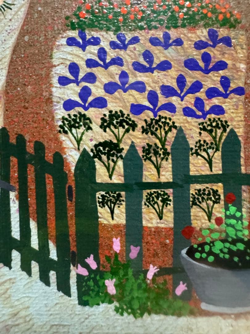 アンビエール　油絵　1点もの　希少な80年代の作品　コレクターもの　真作