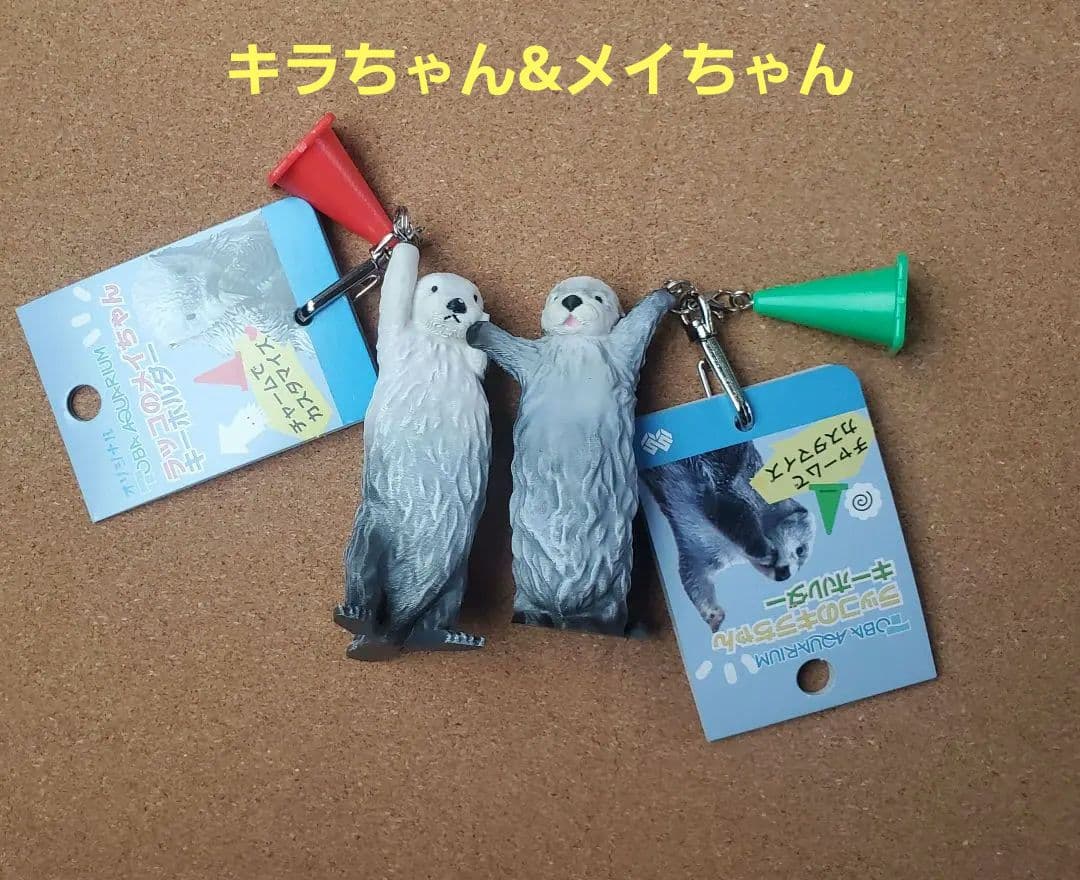 【3月29日新発売　鳥羽水族館】ラッコ キラちゃん メイちゃん　キーホルダー