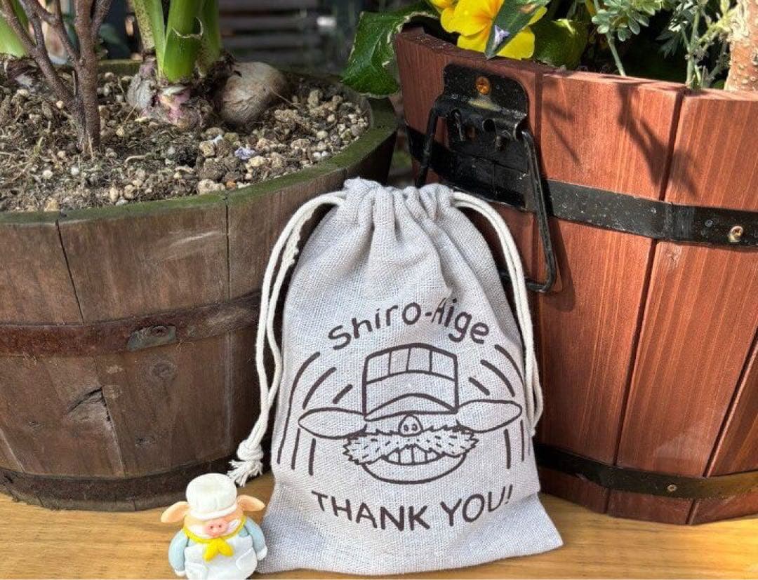 白髭　トートバッグ　巾着　セット