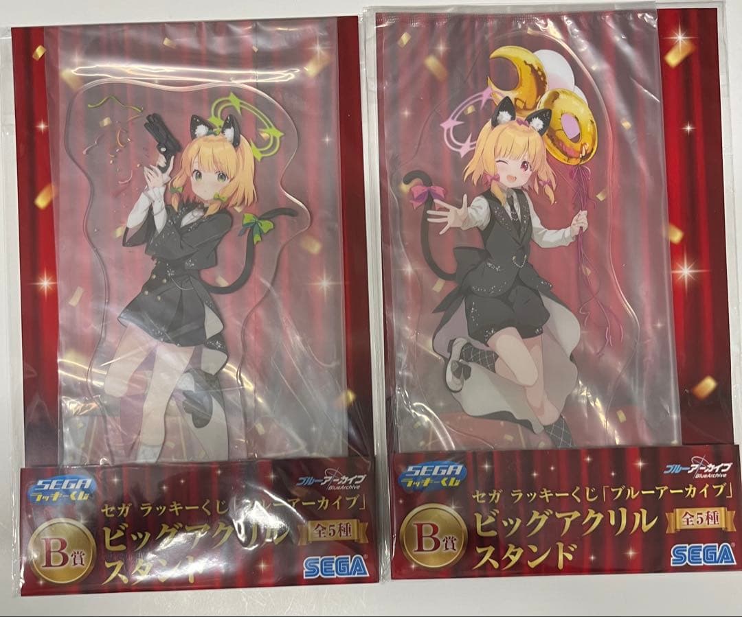 ●毎日値下げ　セガラッキーくじ　ブルーアカイブ　才羽 姉妹詰め合わせ