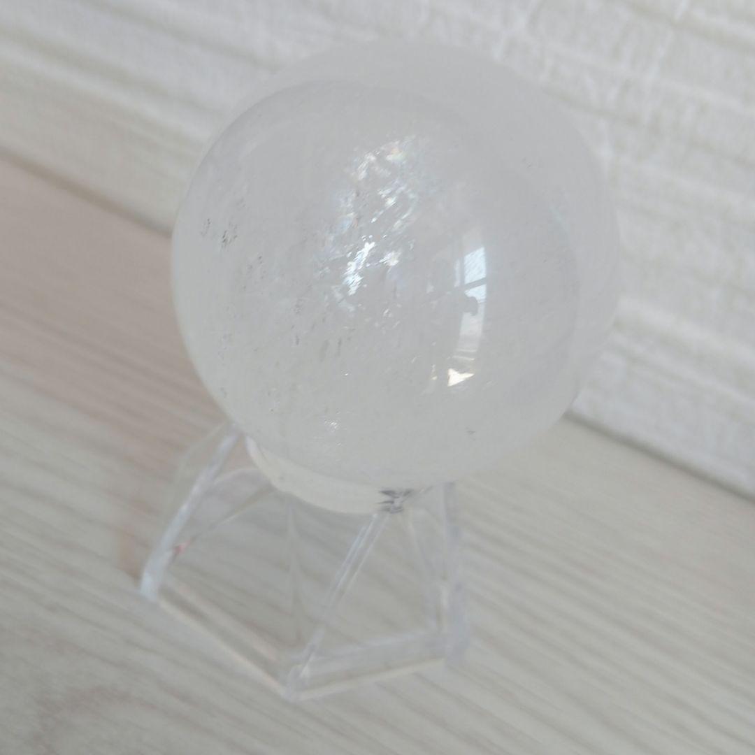 シラ　虹　ホワイト水晶
