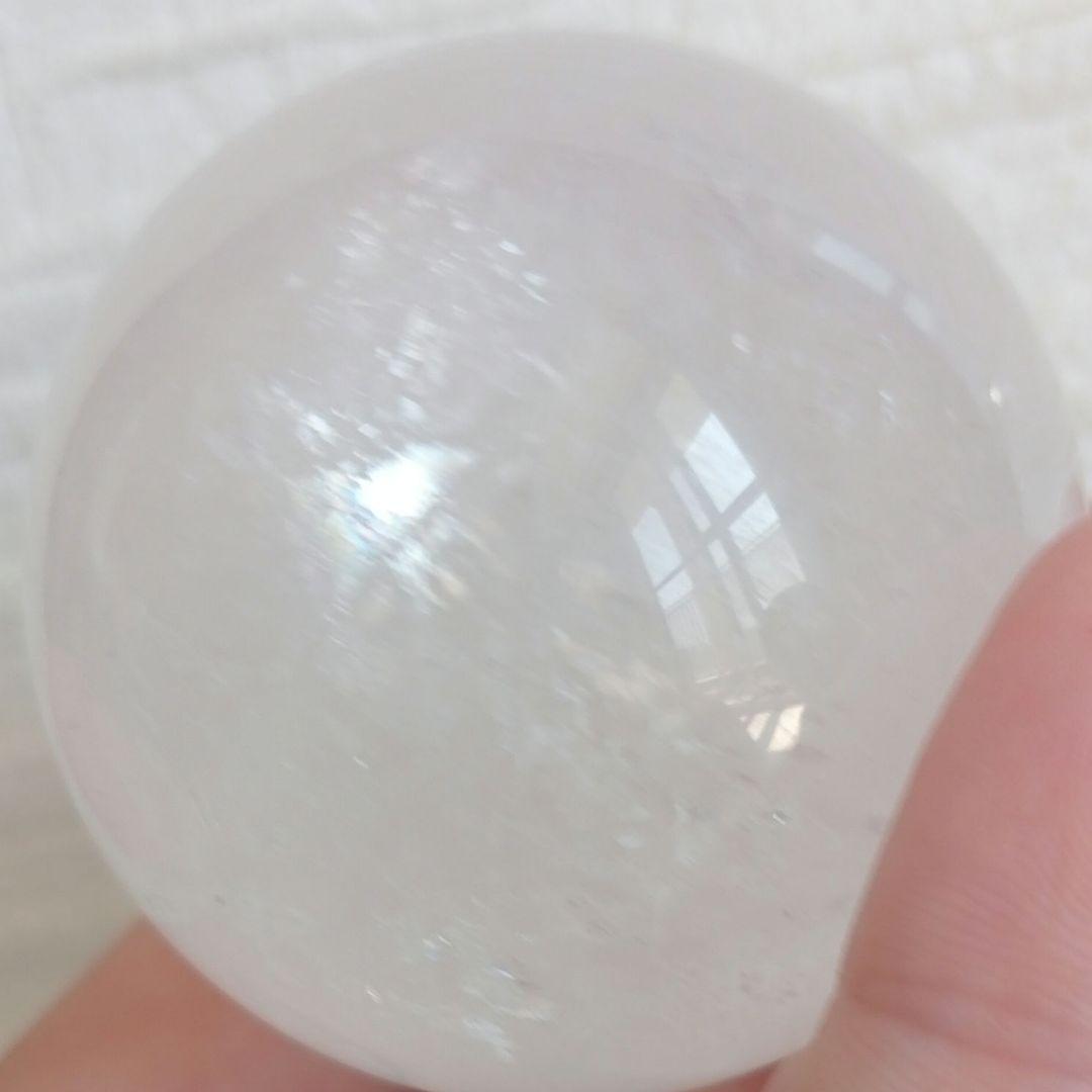 シラ　虹　ホワイト水晶