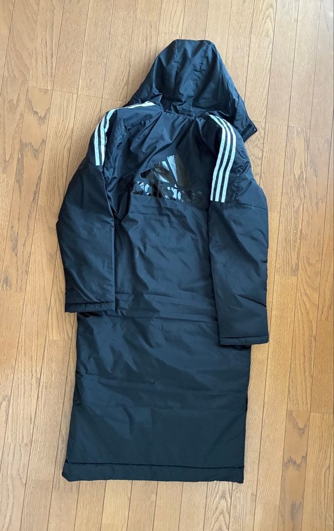 adidas ベンチコート S 黒
