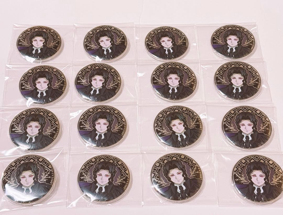 鬼滅の刃 AGF レリーフ缶バッジ 鬼舞辻無惨 16点セット