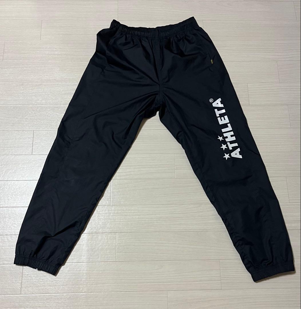 ATHLETA アスレタ中敷 ナイロンジャケットL/ピステパンツM ブラック