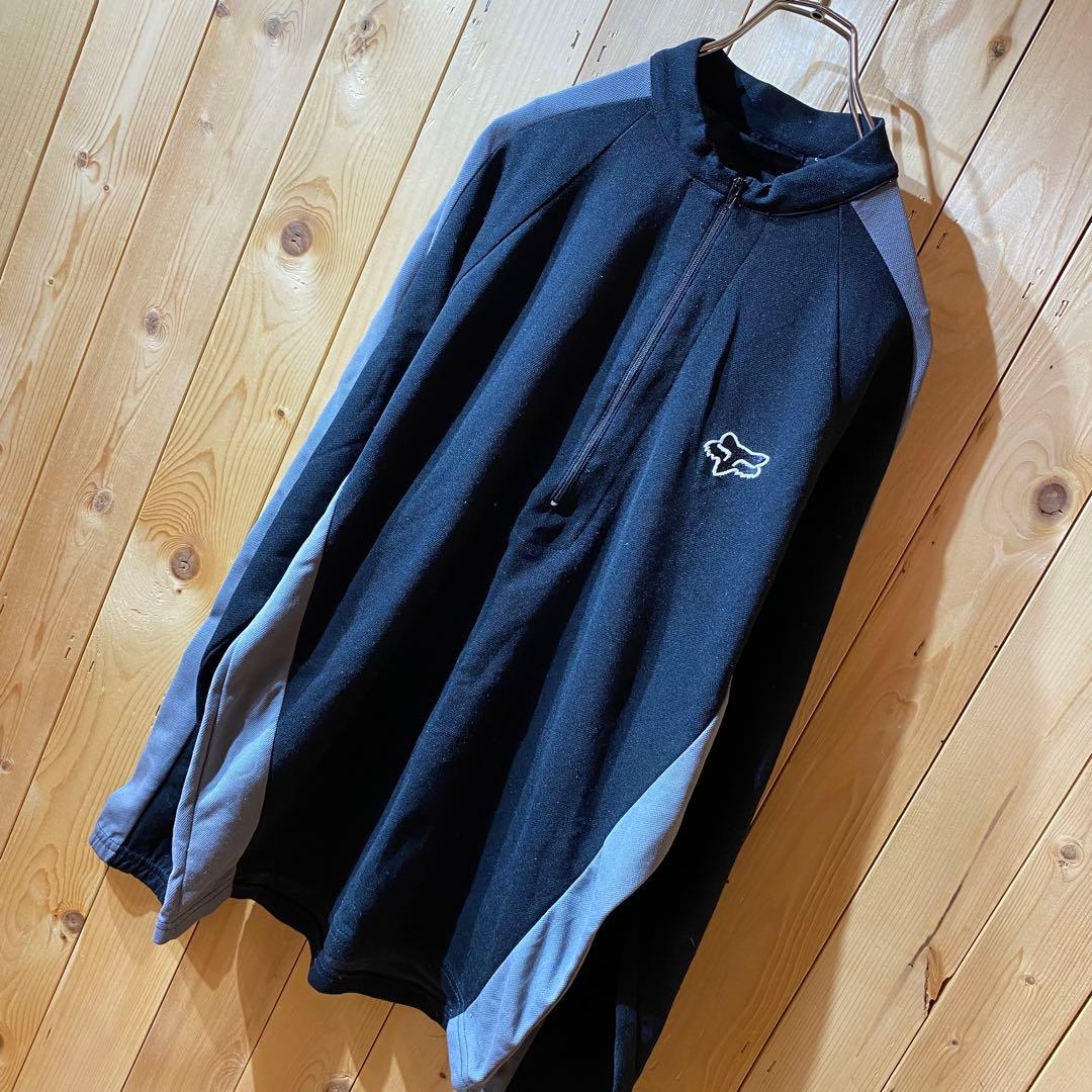 ss4978 FOX フォックス サイクルジャージ レーシングシャツ 黒 L