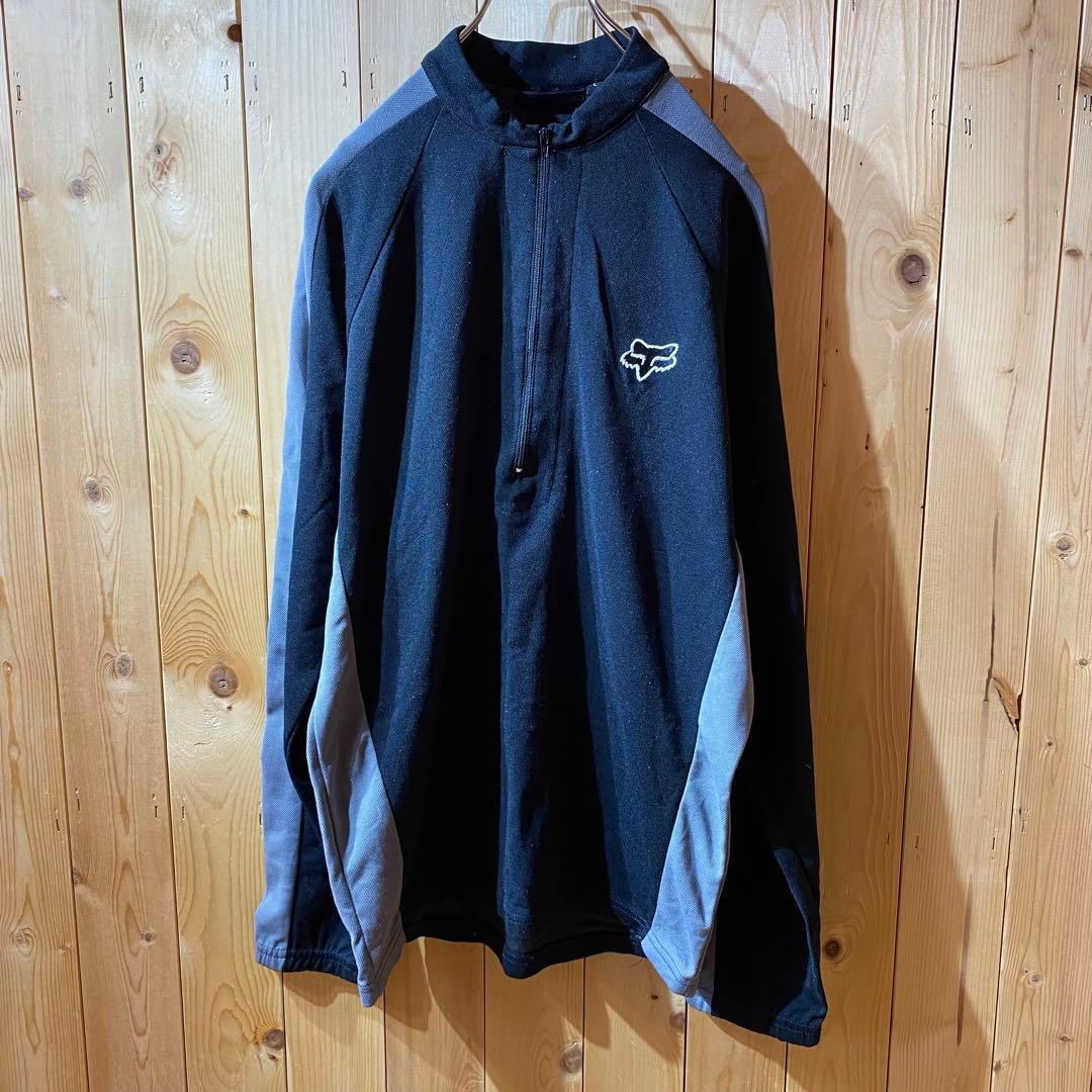 ss4978 FOX フォックス サイクルジャージ レーシングシャツ 黒 L
