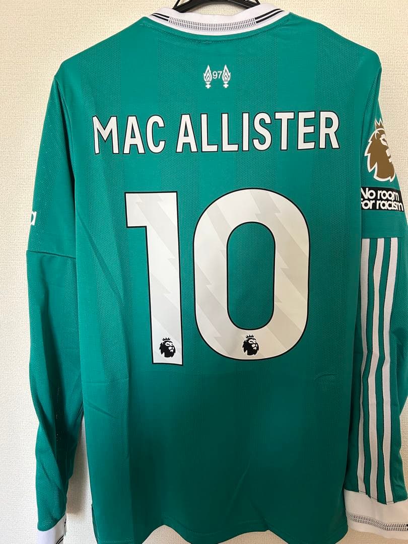 リバプール 25/26 3rdユニホーム MAC ALLISTER 10