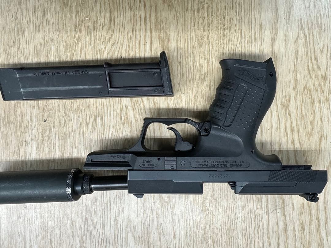 マルゼン製 ワルサーP99 ロングマガジン サプレッサー