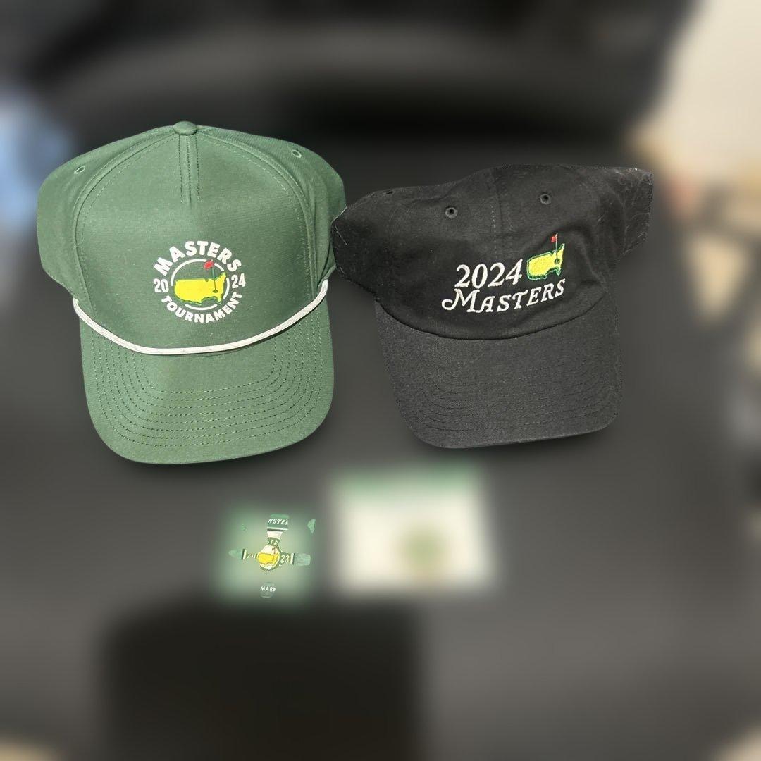 激安　2024 Masters キャップ 2点セット　ハットクリップ　2個