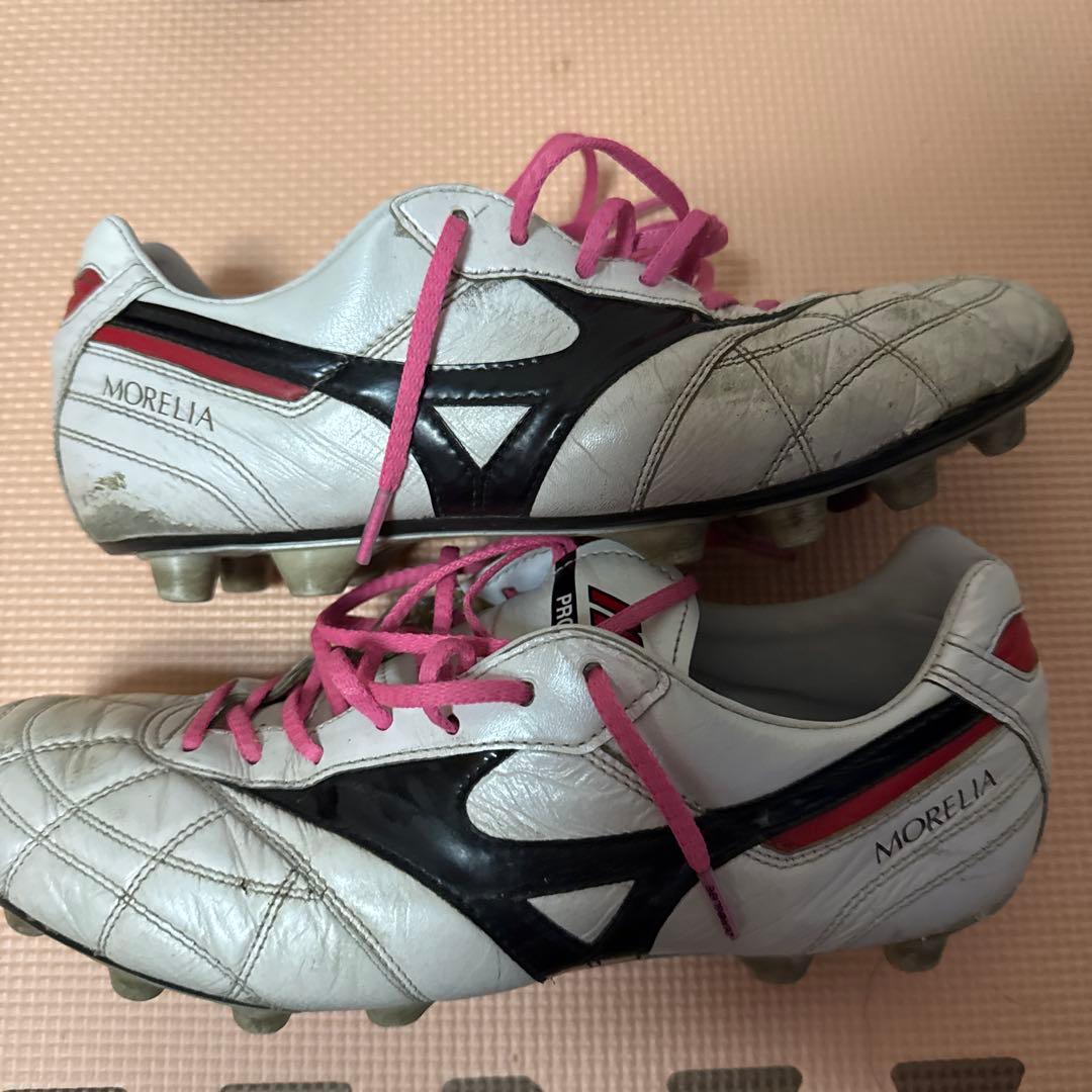 Mizuno Morelia スパイクシューズ ホワイト/