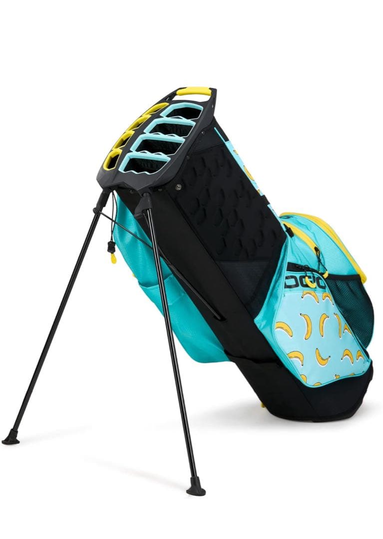 【新品】OGIO スタンド式ゴルフバッグ 水色 バナナ柄