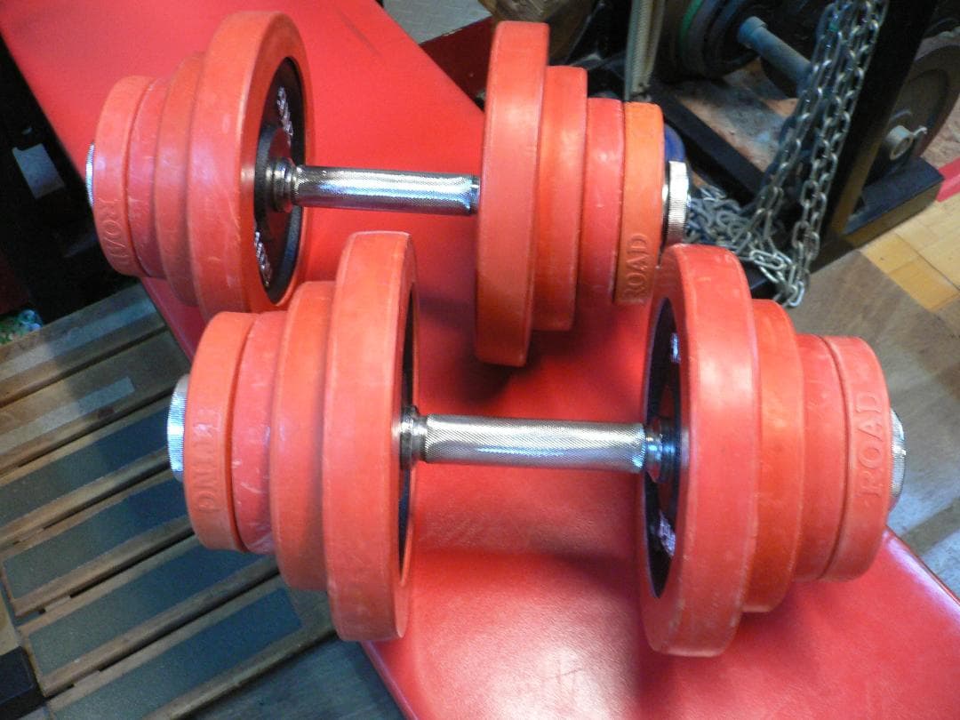 45kg set ゴムカバー付き　ダンベル
