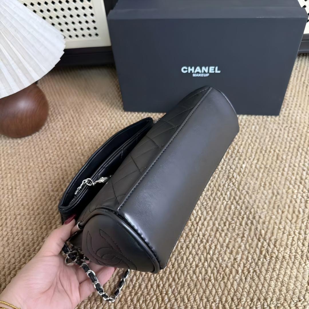 大容量の非売品 ブラック ショルダーバッグ メイクアップ用