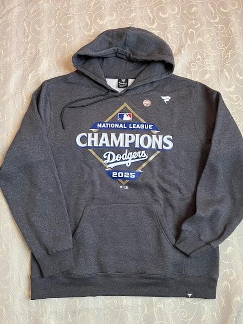 大谷翔平NLCS優勝記念Fanaticsロッカールームフーディ選手着用限定品L