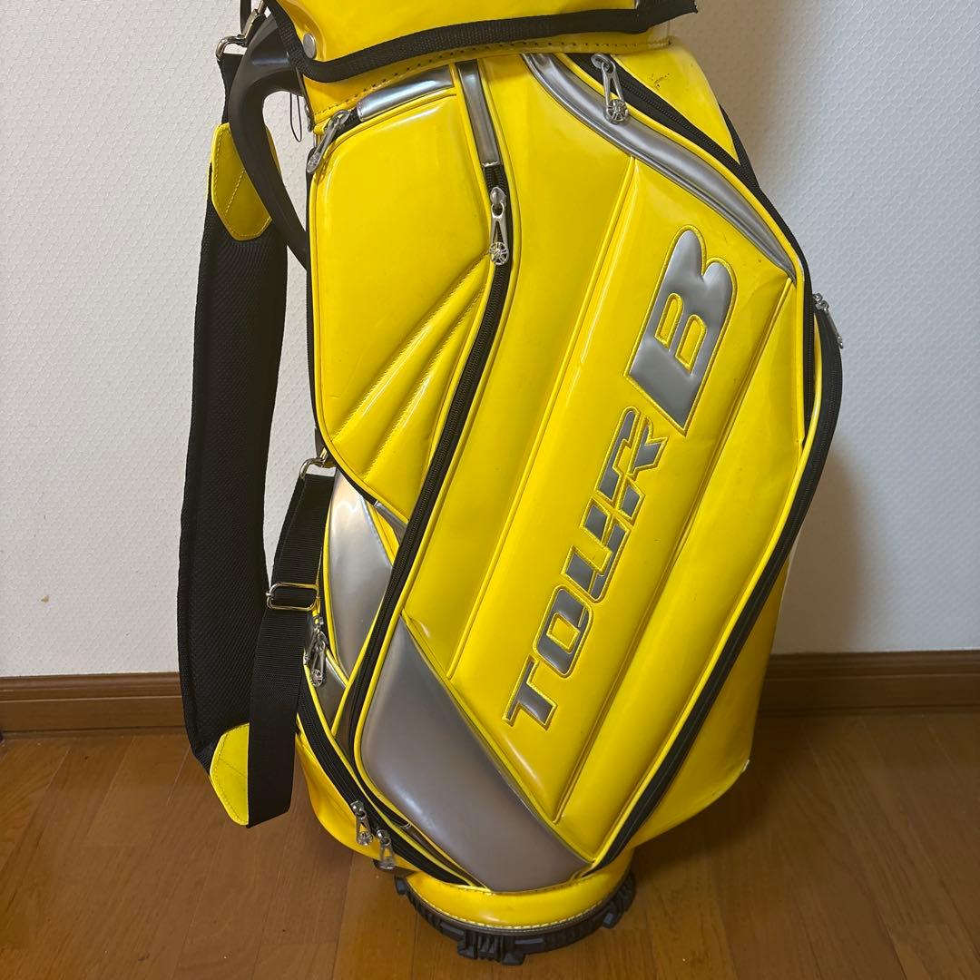BRIDGESTONE TOUR B キャディーバック　イエロー