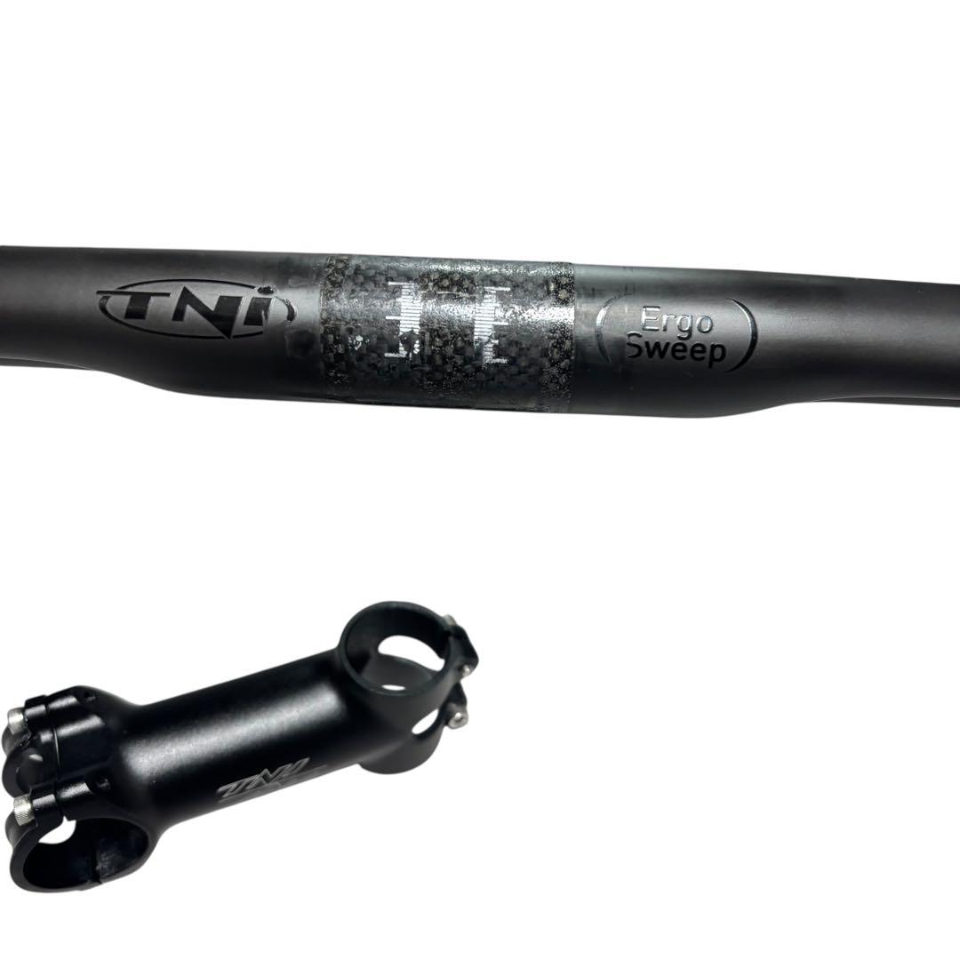 カーボン製 TNi Ergo Sweep ハンドル ステムセット 420mm