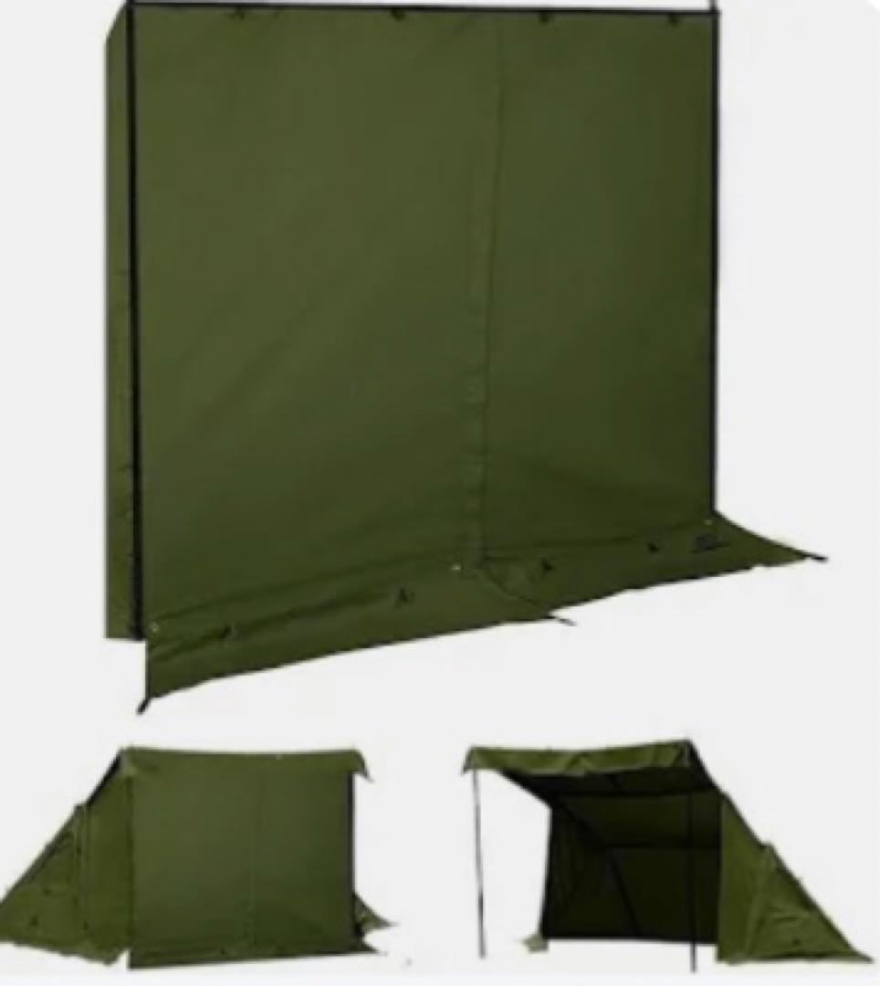 GO Glamping 軍幕パップテント➕前幕➕タープの3点セット【全てGo】
