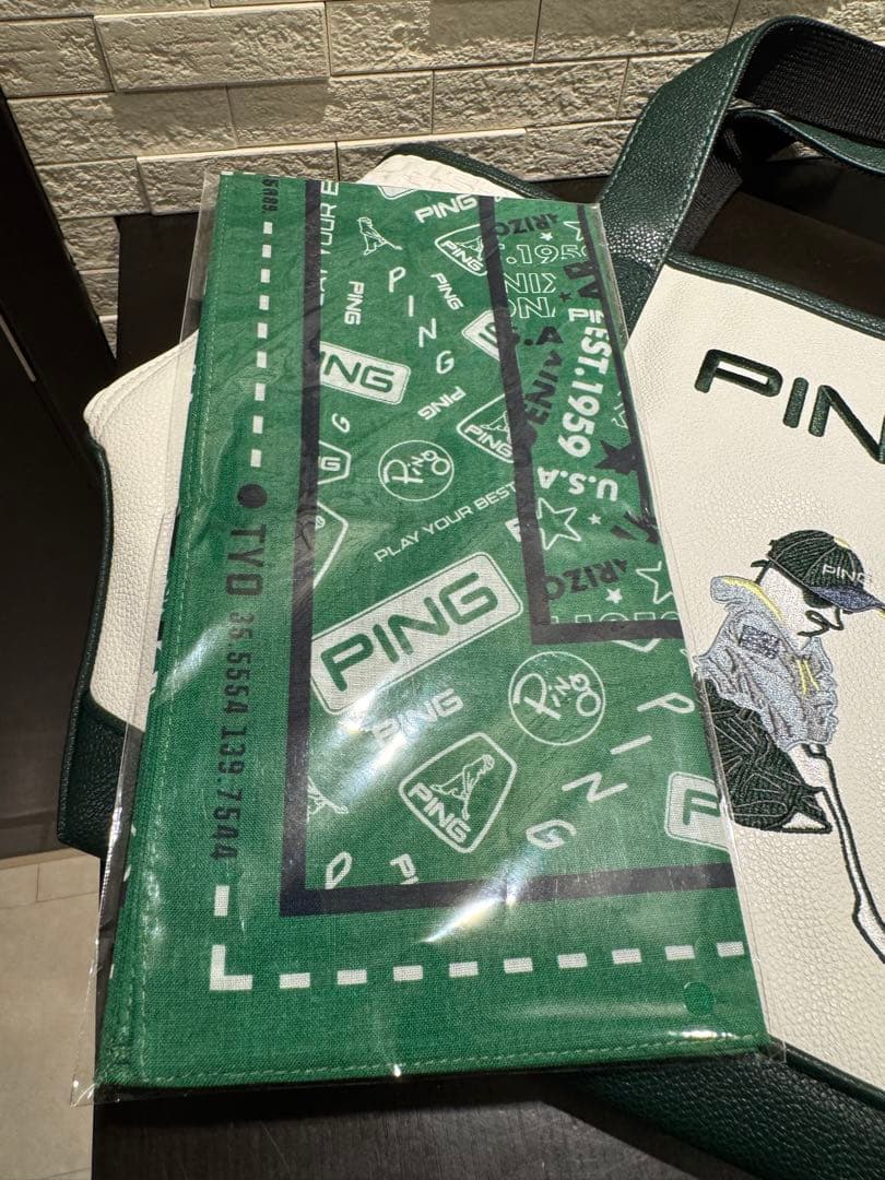 PING ラウンドバック ホワイト ゴルフ