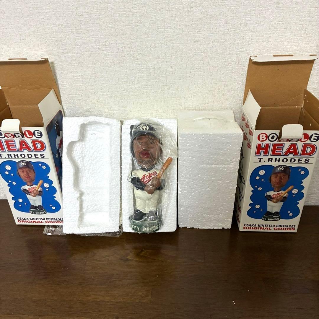 近鉄バファローズ　ボブルヘッド人形　岩隈　中村　ローズ　鈴木