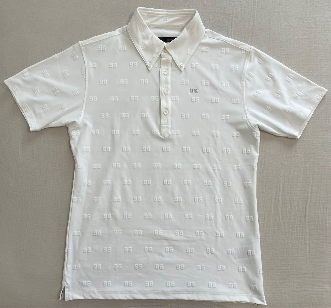 【極美品】BRIEFING ブリーフィング 半袖ポロシャツ ホワイト Mサイズ