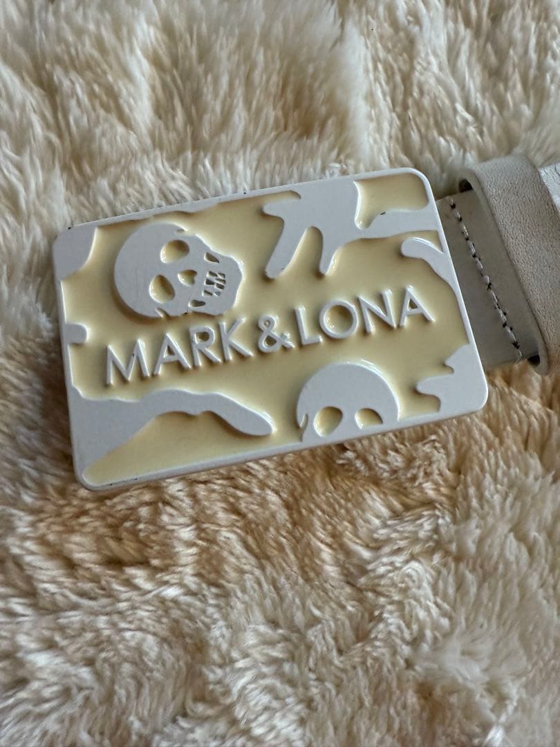 【お値打ち】Mark and Lona ベルト　ホワイト
