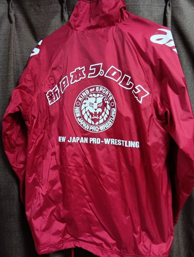 新日本プロレス　ジャージ　上下セット　シャカシャカ　本隊　ライオンマーク