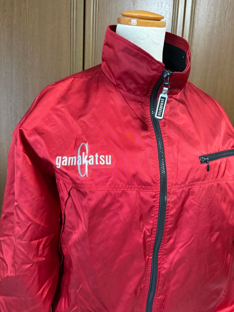 【タイムセール】gamakatsu フィッシングジャケット レッド