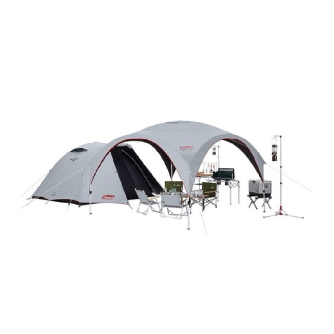 【美品】Coleman パーティーシェードライト 300+ サイドウォール3枚付