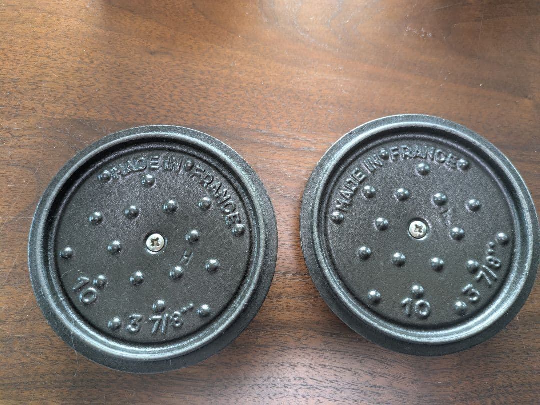 STAUB ココットラウンド 10cm 黒 2個セット