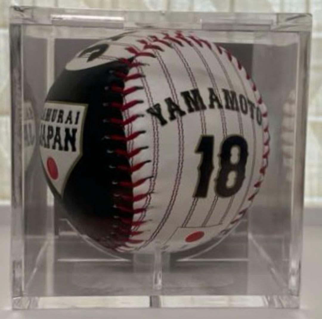 【2品セット】侍ジャパン　WBC 山本由伸　ボール　クリップマグネット