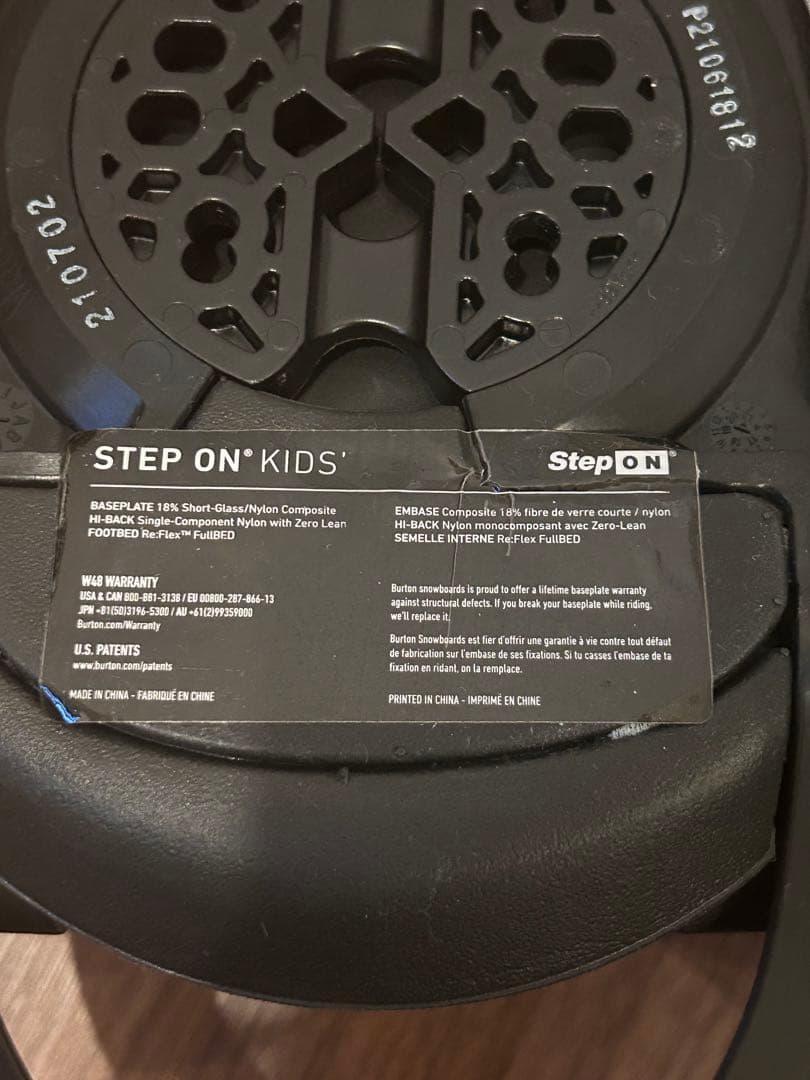 【値下げ】Burton kids StepON ビンディング