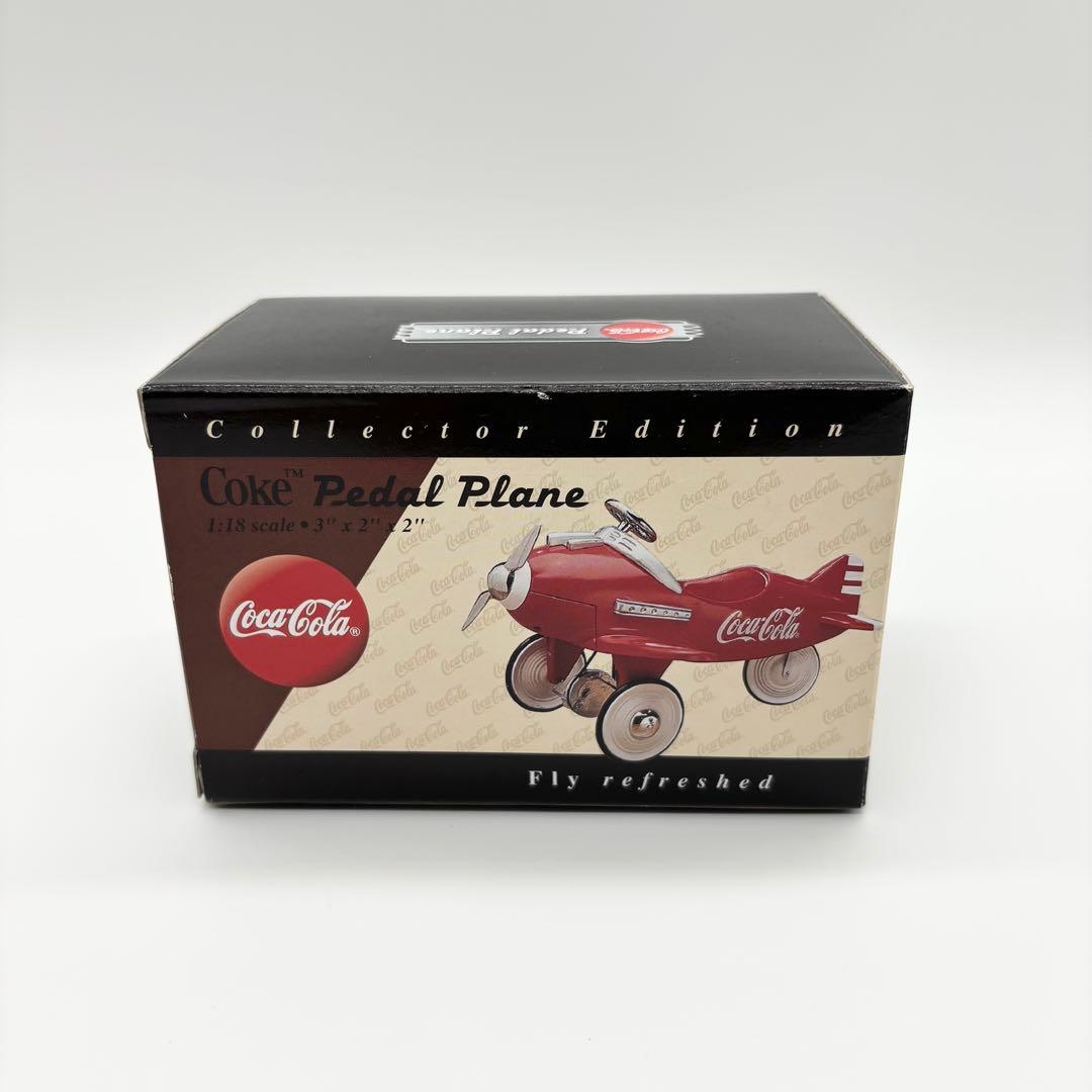 Coca-Cola Coke Pedal Plane 飛行機 レトロ 置物
