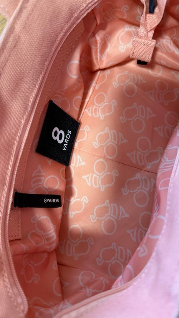 8 YARDS ピンク カートバッグ　美品