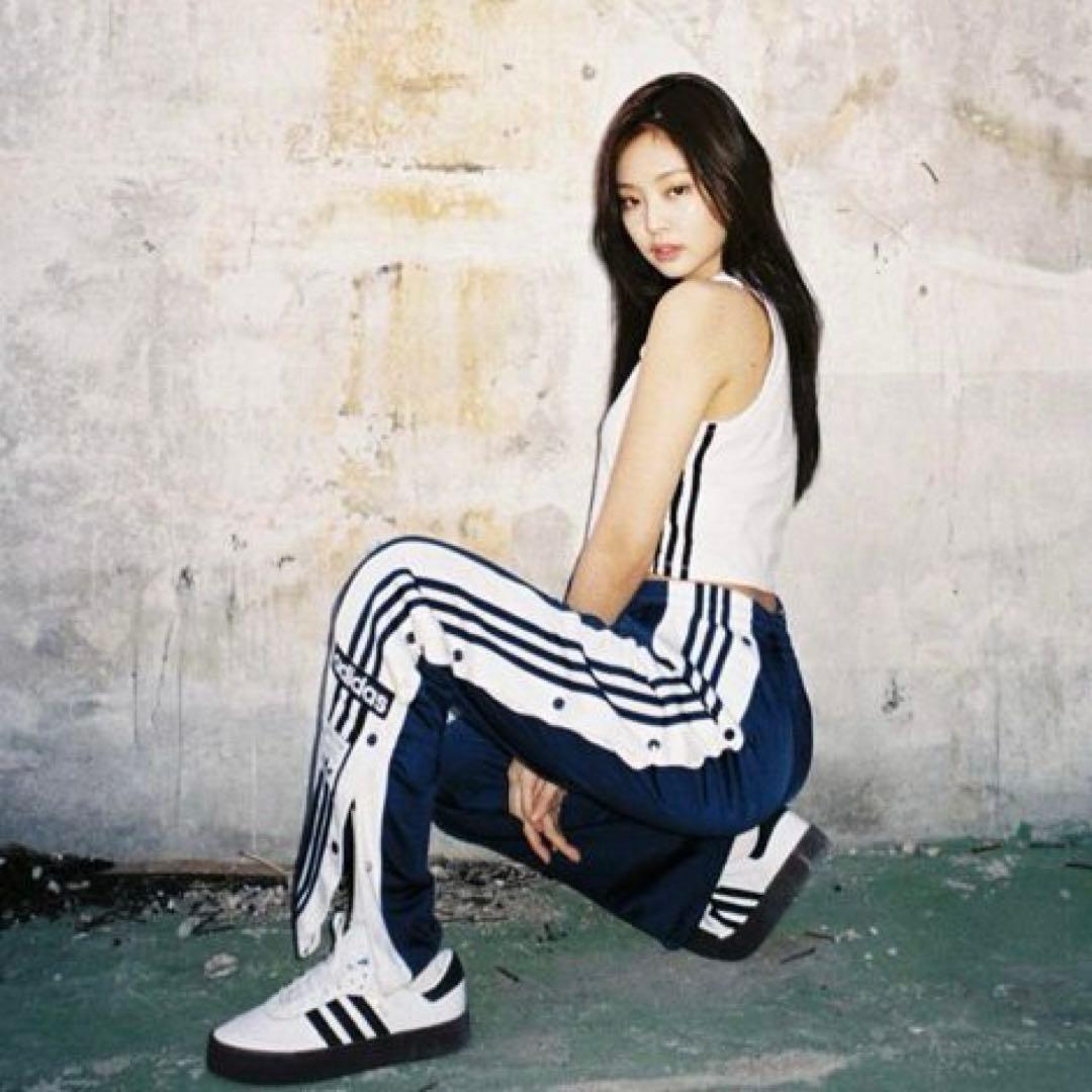 adidasアディブレイク ネイビー ジャージ トラックパンツ
