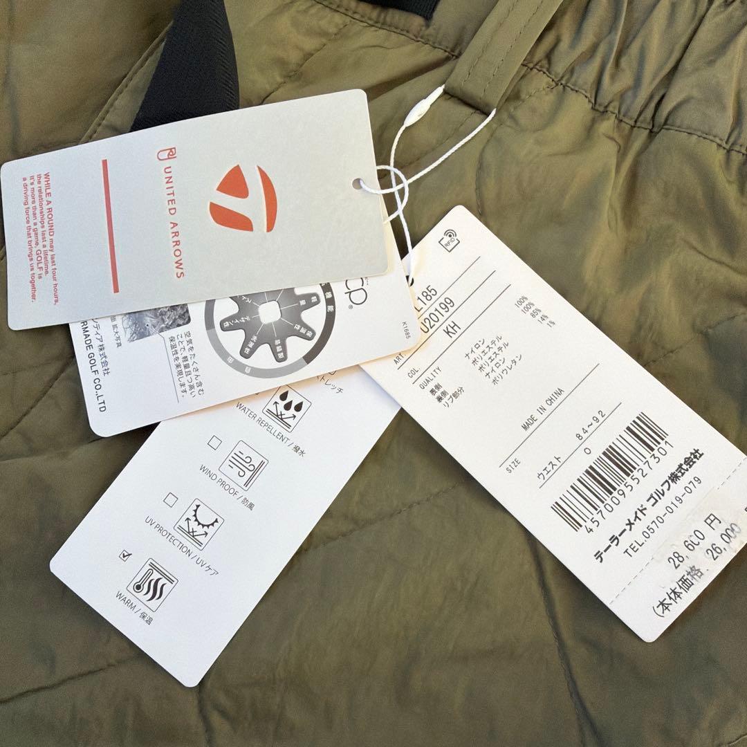 新品タグ付TaylorMade*UNITED ARROWS キルティングパンツ