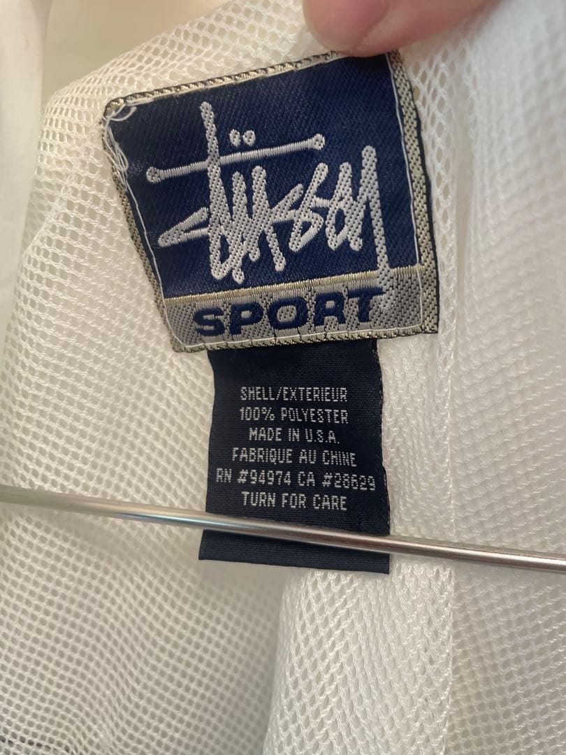 未使用USA製old stussyLセットアップ刺繍ロゴStussySport