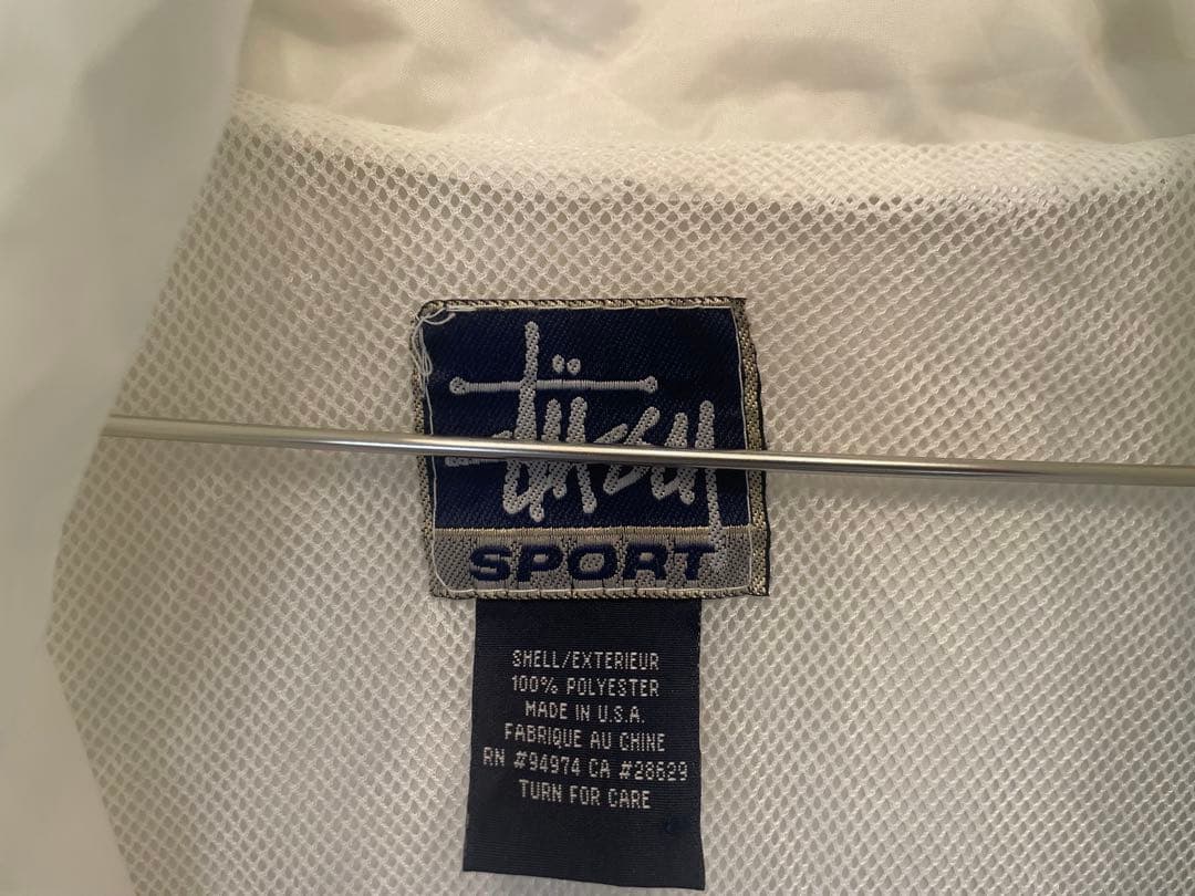 未使用USA製old stussyLセットアップ刺繍ロゴStussySport