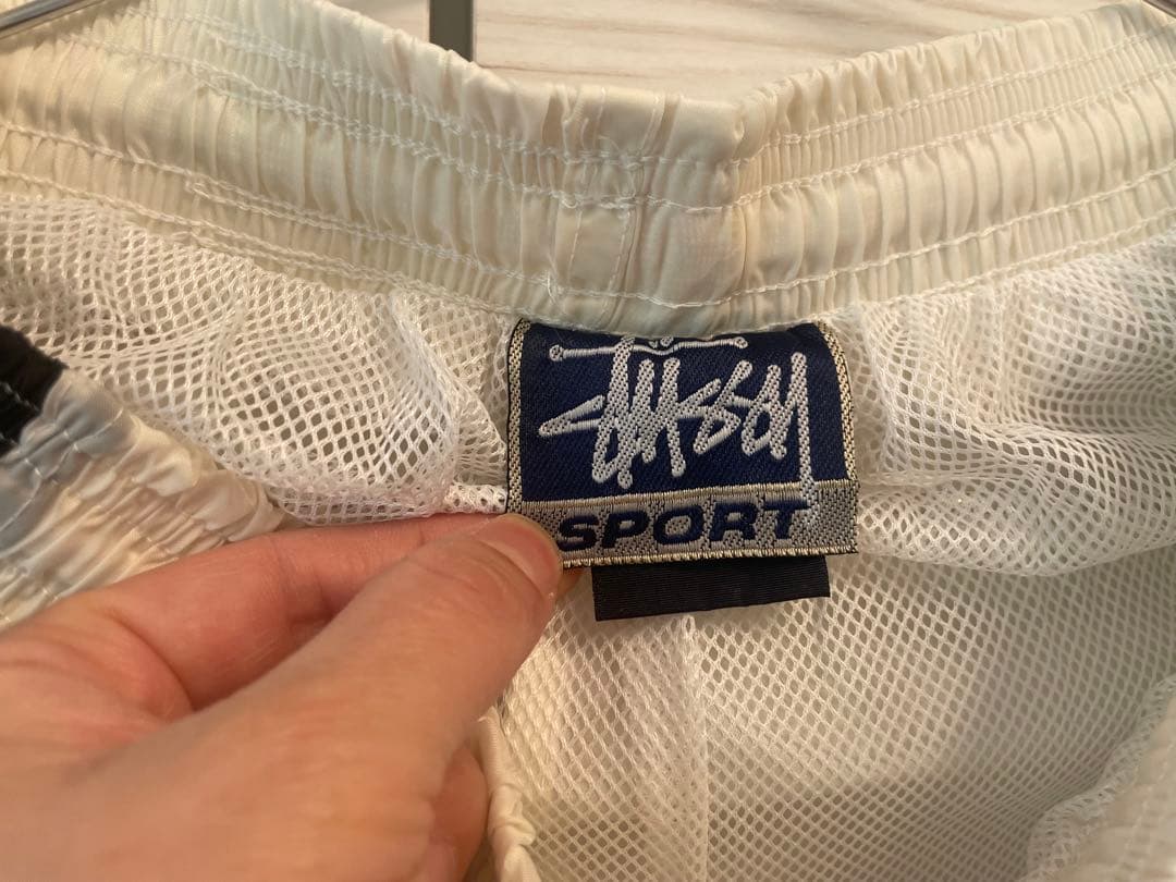 未使用USA製old stussyLセットアップ刺繍ロゴStussySport