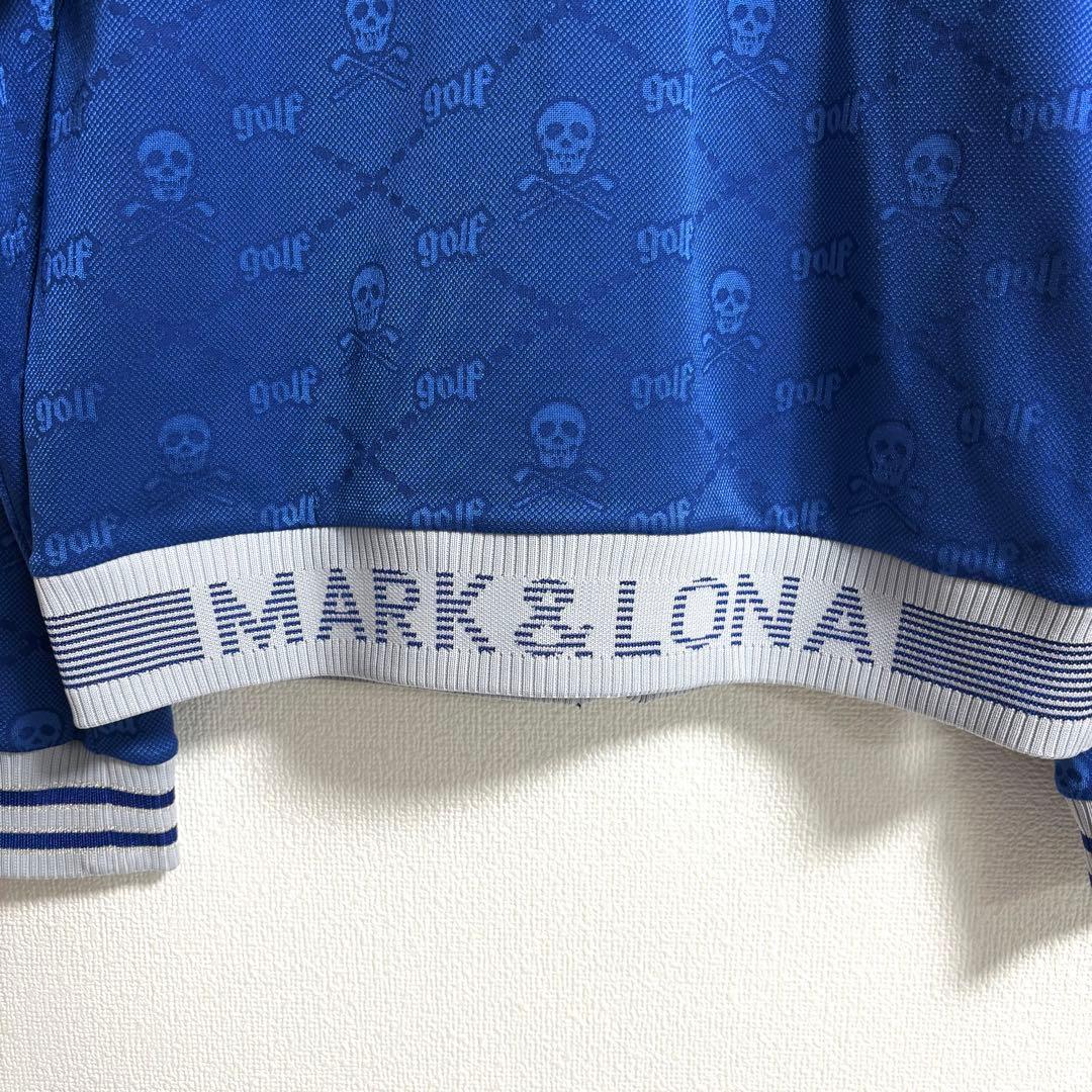 MARK & LONA✨スカルパターン　Ruler JQ Jersey ブルー