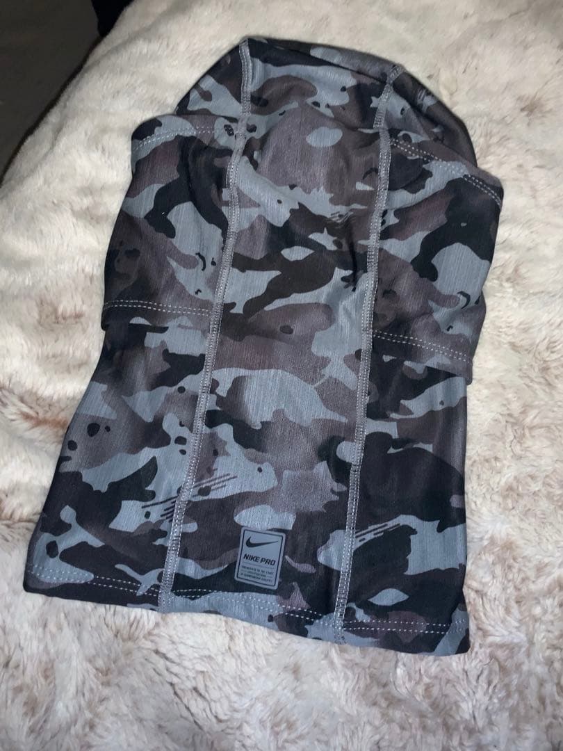 NIKE ski mask バラクラバ　グレーカモ　箱無し　レアカラー