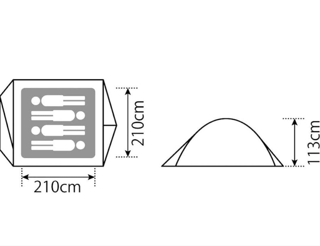 peak スノーピーク ファル Pro.air 4 廃盤品